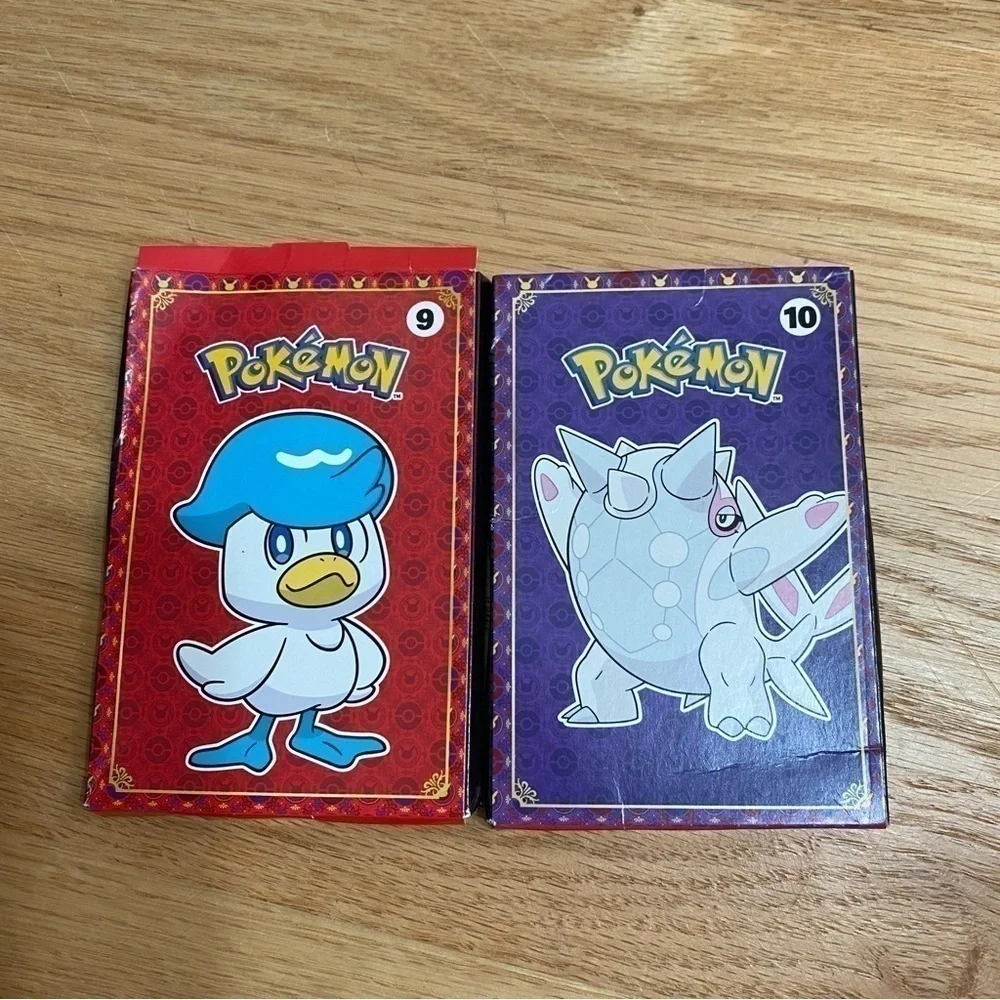 Pokémon McDonalds Card Boxes NEW 9 10